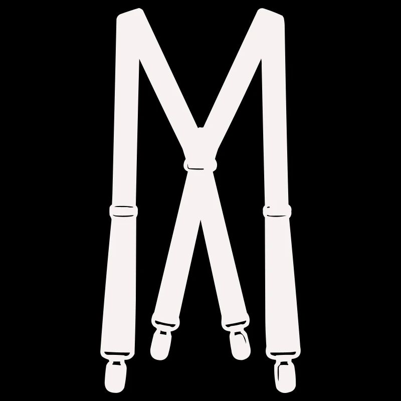 Illustration des bretelles blanches