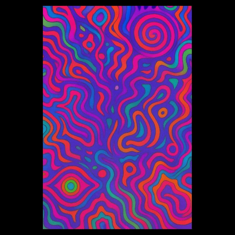 Vibrant Psychedelic Lines