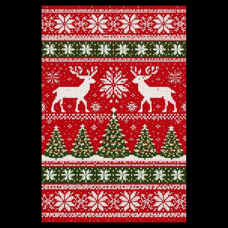 Winter Reindeer Knitting Pattern