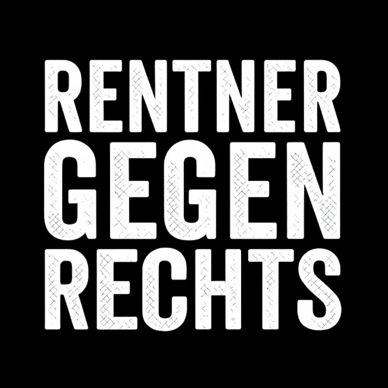 Rentner Gegen Rechts Design