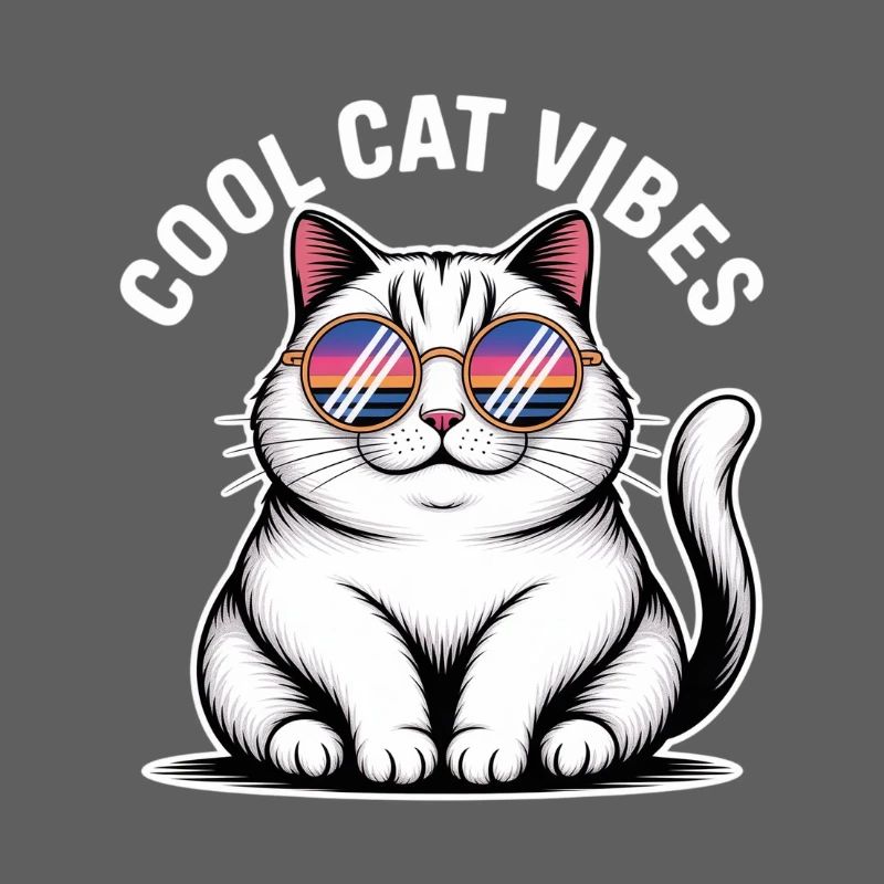 Buddy Cat with Wave Goggles