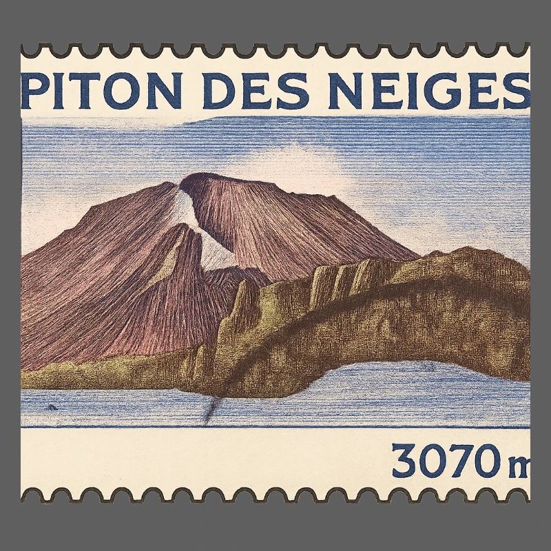 Timbre Piton des Neiges