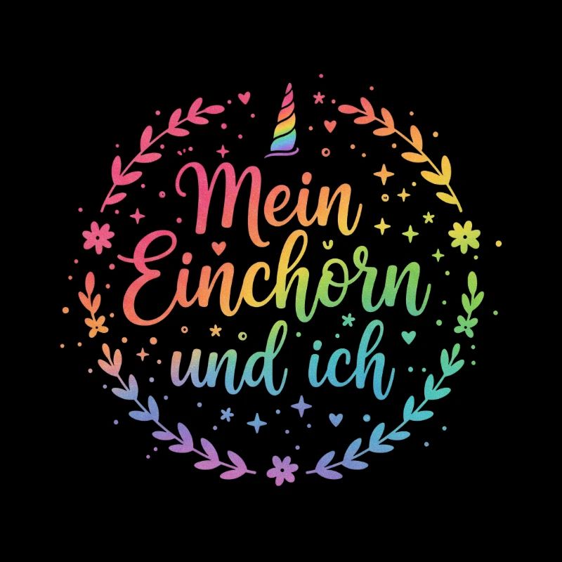 Mein Einhorn und ich Regenbogenkreis