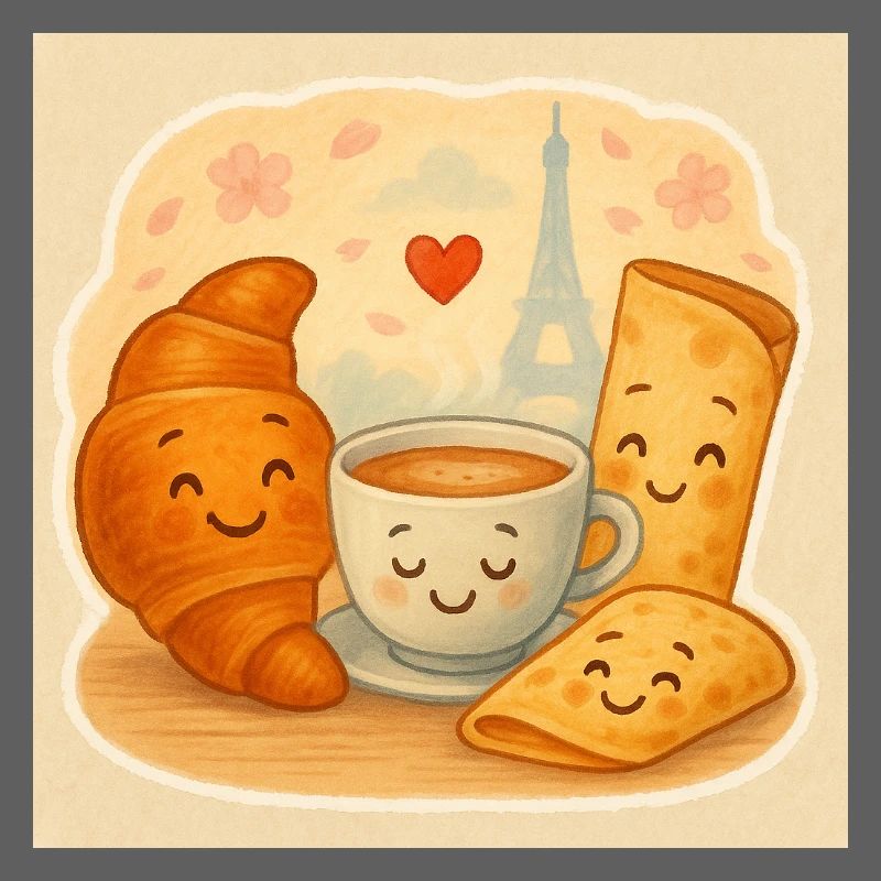 Paris Breakfast Cuddle