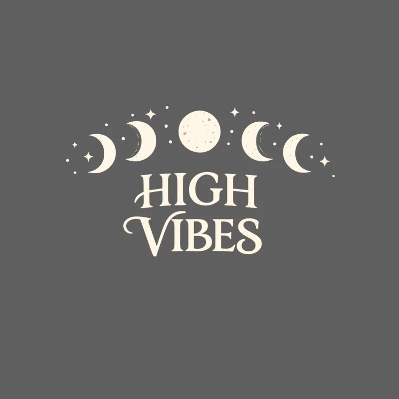 High Vibes Moon Phases Pattern