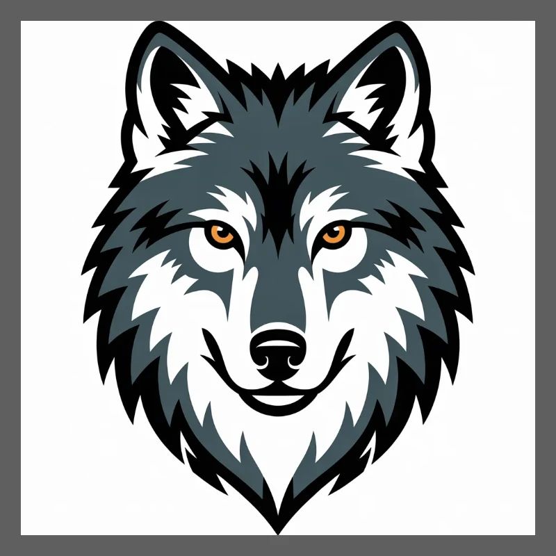 Wolf Graphic Emblem