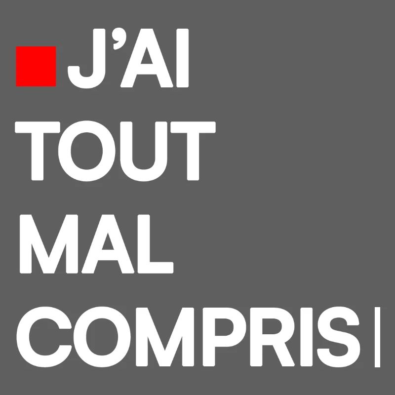 J’AI TOUT MAL COMPRIS | Humour autodérision