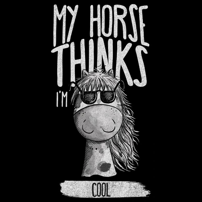 Mon cheval pense que je suis un cheval cool en disant