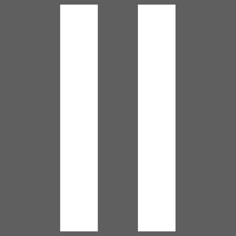 Pause sign – modern minimal design