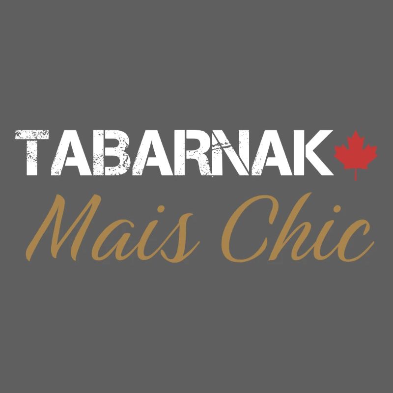Tabarnak Chic Elegant Nature Pattern