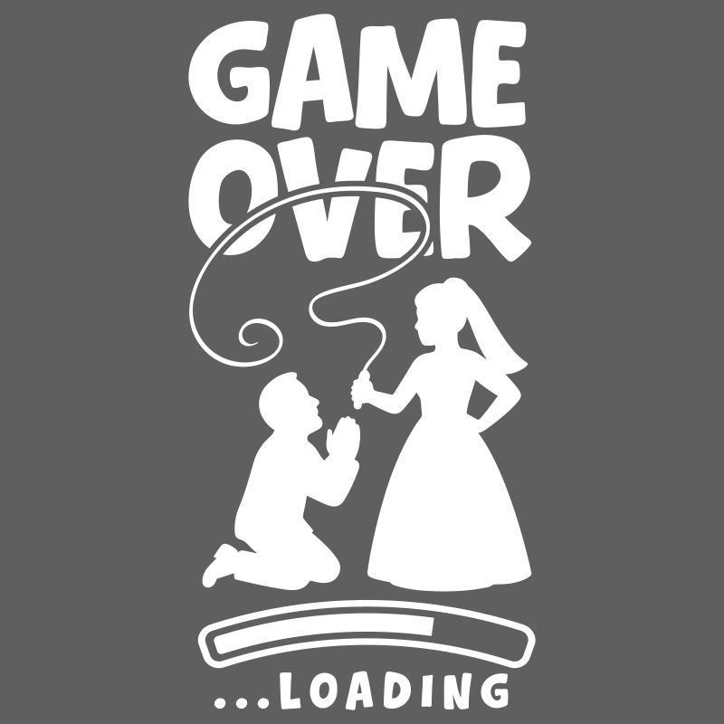 Game Over Hochzeit Ehepaar
