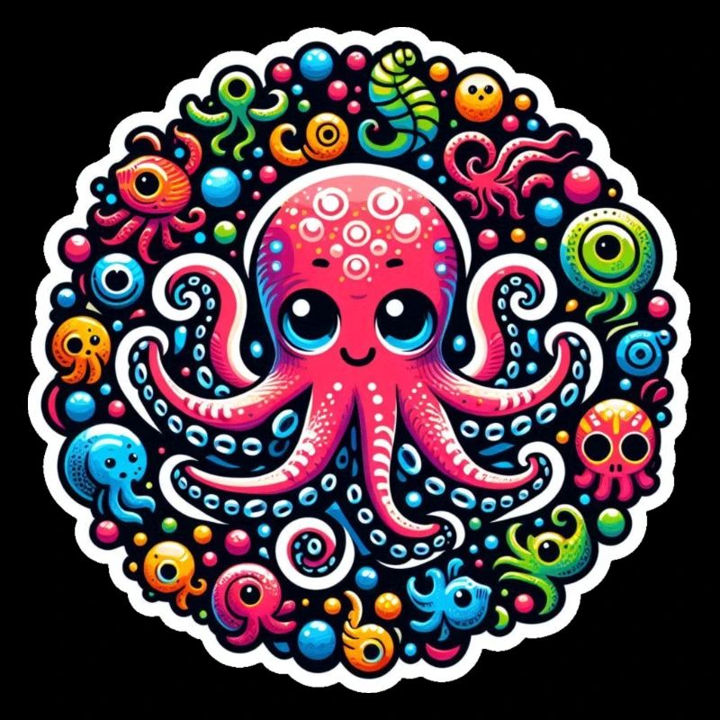 Krake Octopus Fische