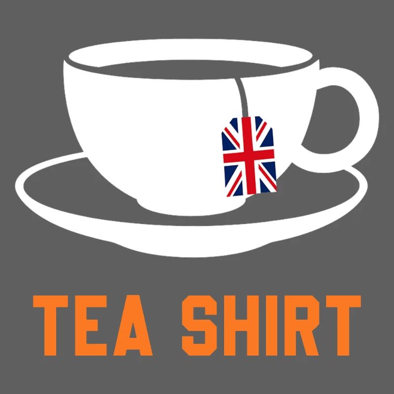 Teehemd – Wortspiel mit ruhiger Teetasse