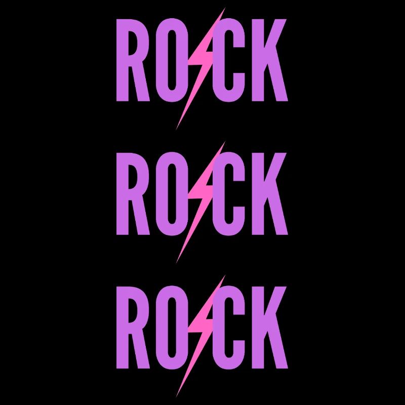 ROCK Three Purple Logos