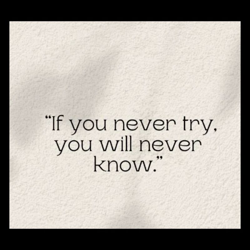 Try