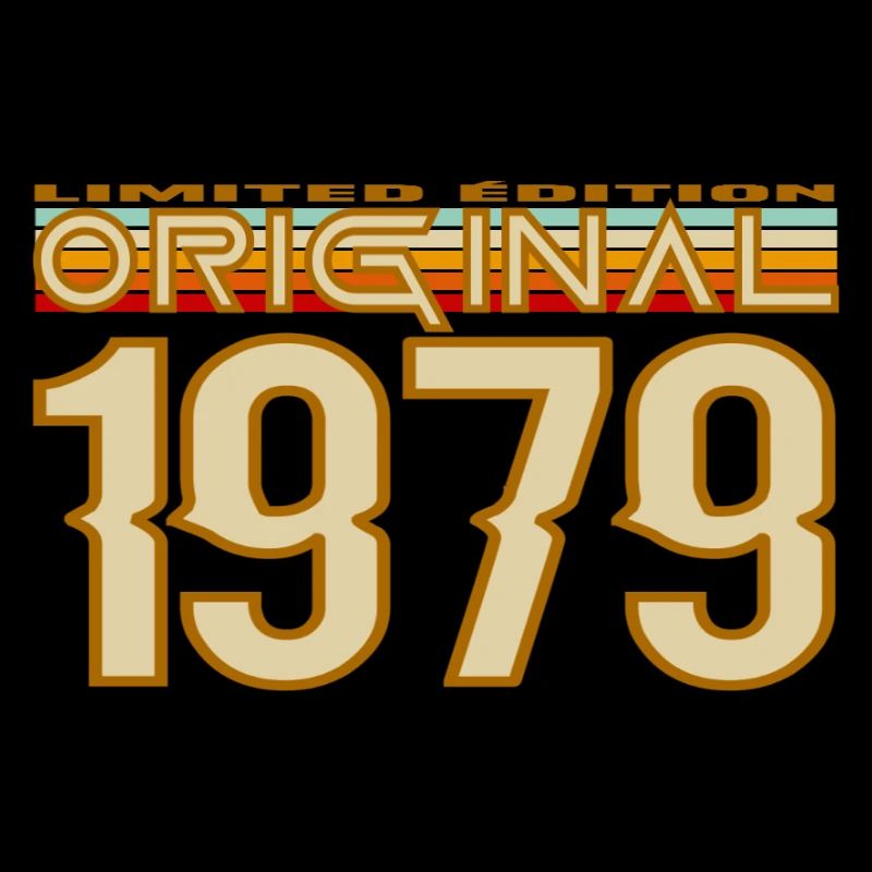 1979 Retro Typographic Original