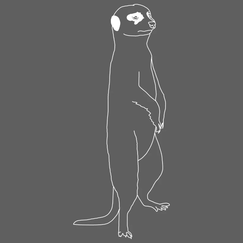 Erdmännchen lineart