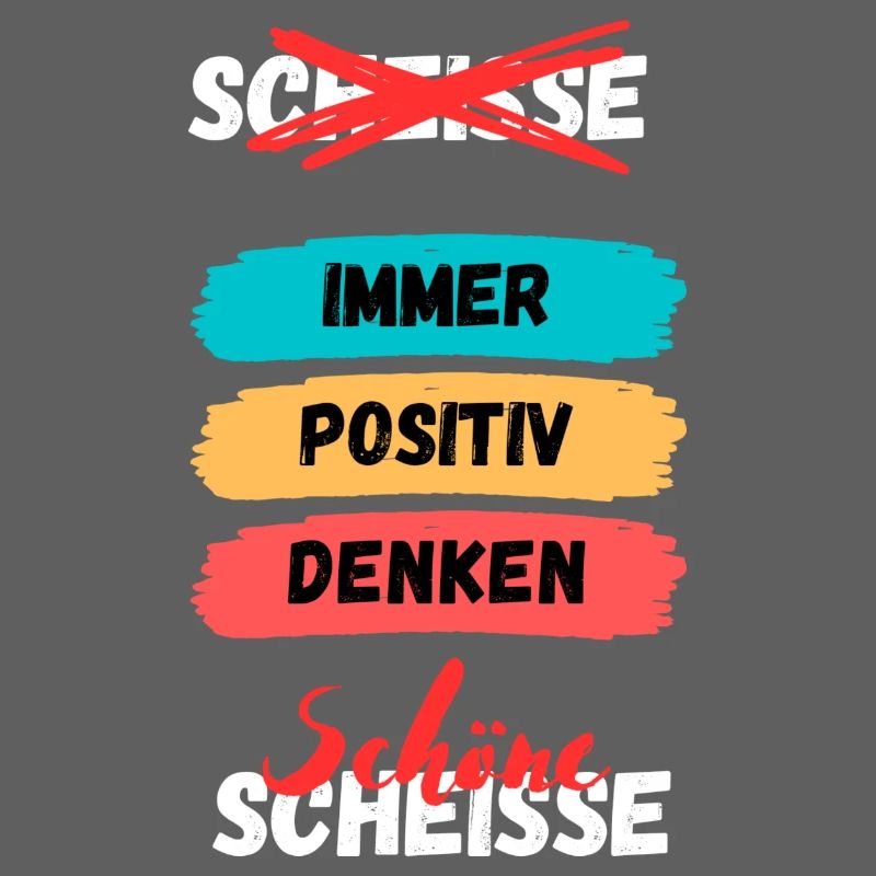 Immer Positiv Denken Farbband
