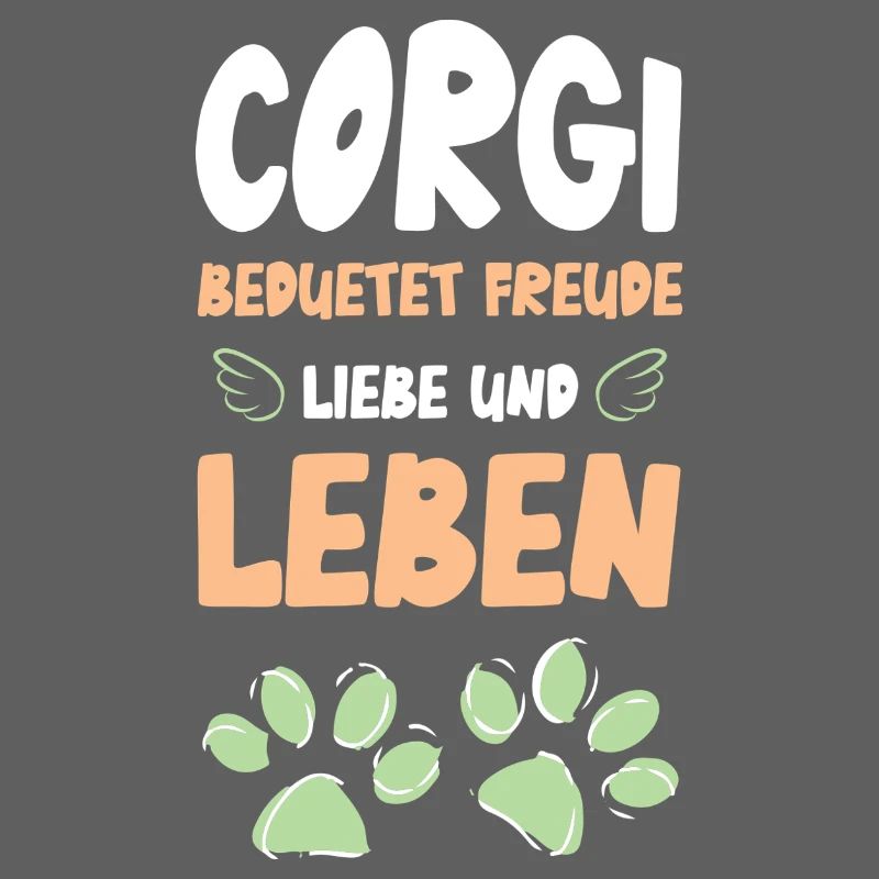 Corgi Freude Liebe Leben