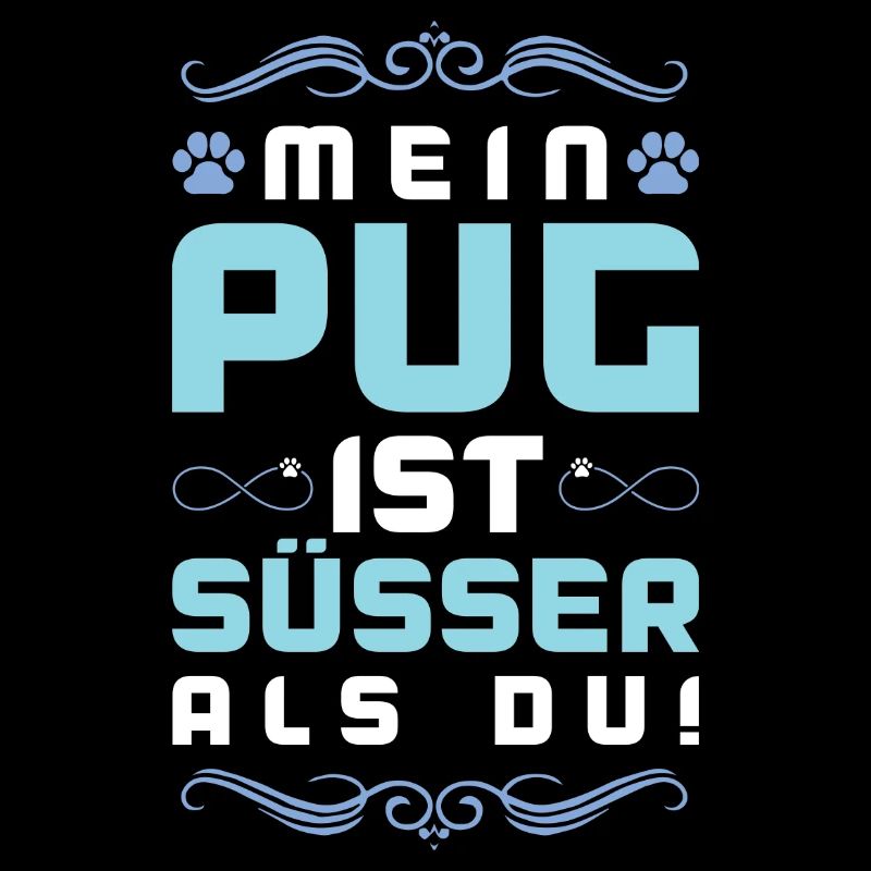 pug mops hund spruch