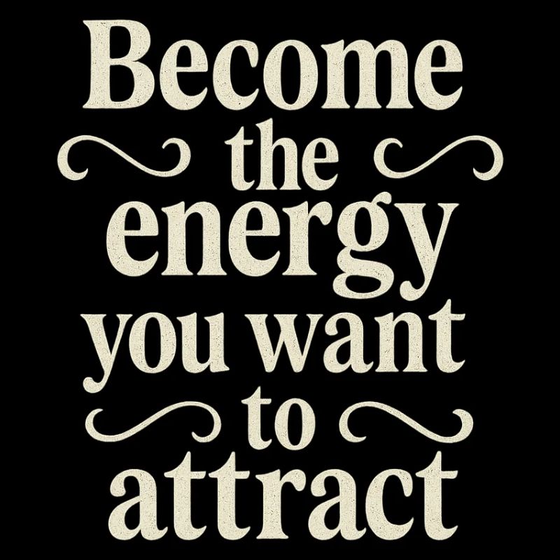 Motivational text in beige vintage typography