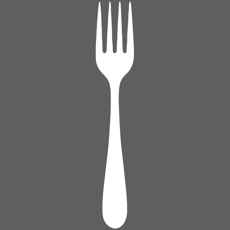 Conception de silhouettes de fourche cool