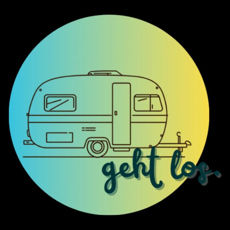 Goes Retro Caravan Illustration