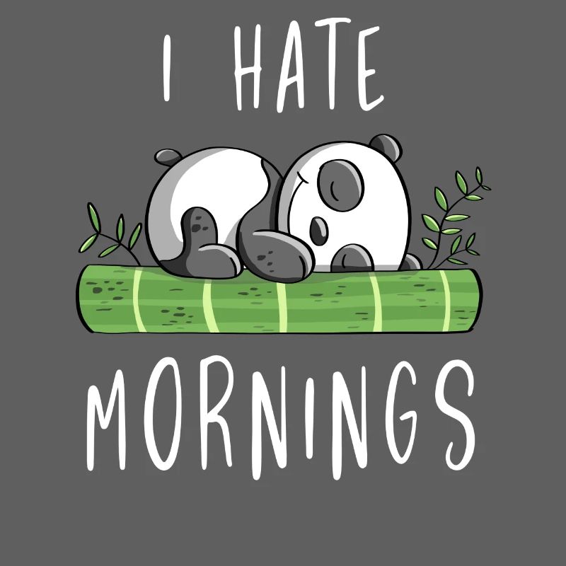 I Hate Mornings - Bamboo Panda Bear - Comic