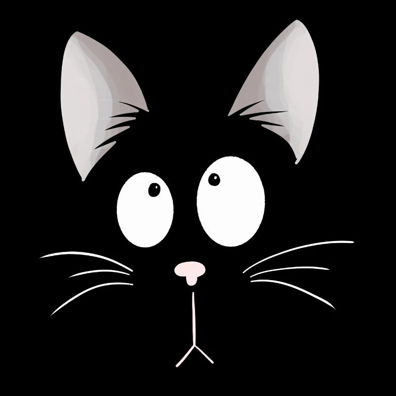 Tête de chat I Cat Face I Comic