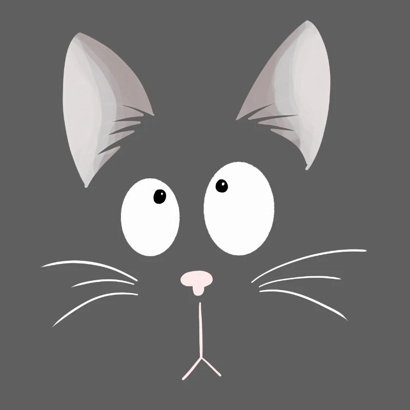 Tête de chat I Cat Face I Comic