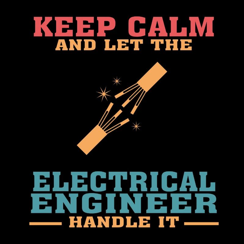 Funny Electrical Engineer Tshirt, Keep Calm