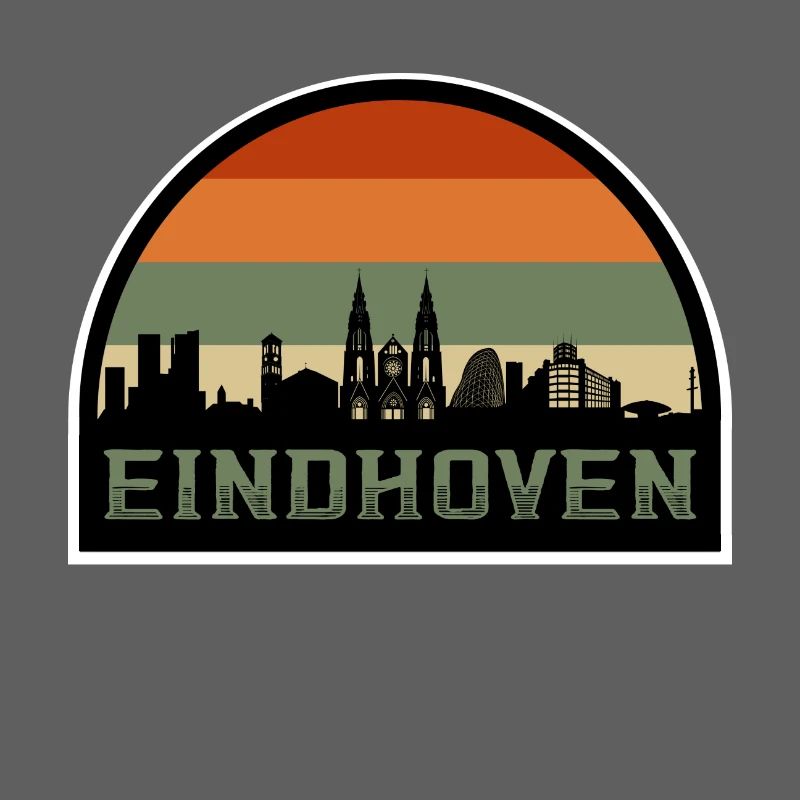 Eindhoven Pays-Bas Skyline Souvenir Drapeau Hollandais