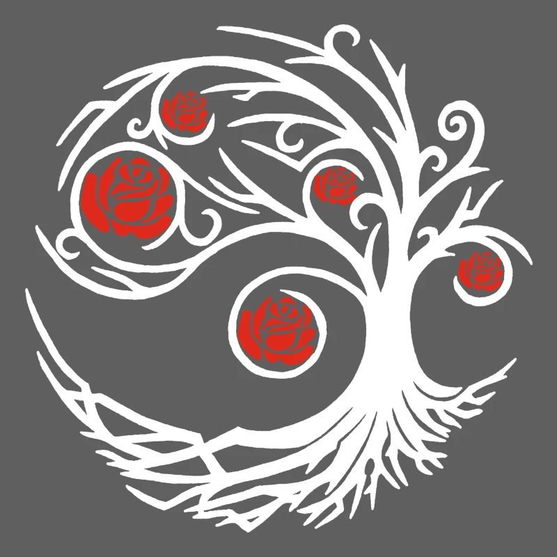 Strange white rose