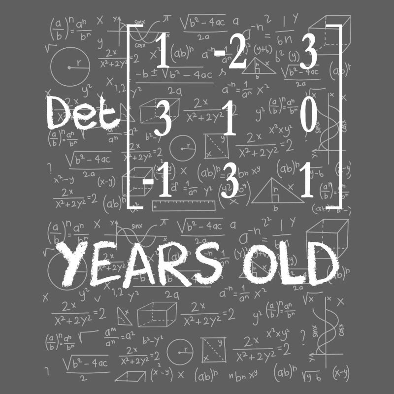 37th birthday 37 years matrix determinant