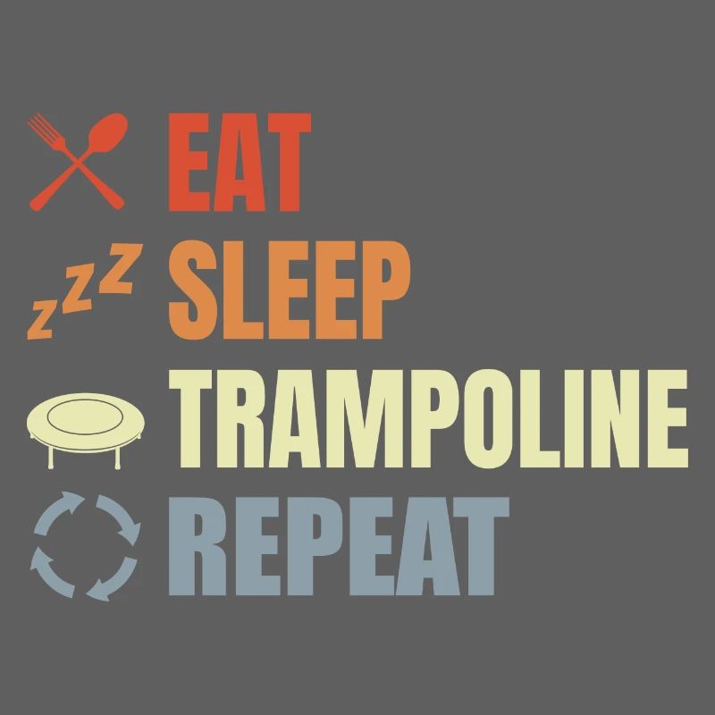 Routine de saut de trampoline