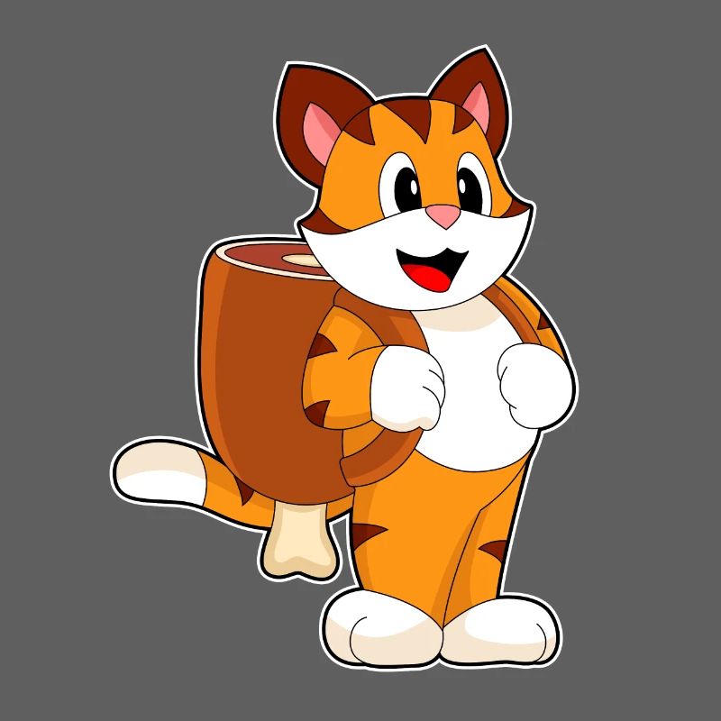 Tiger Student Backpack School