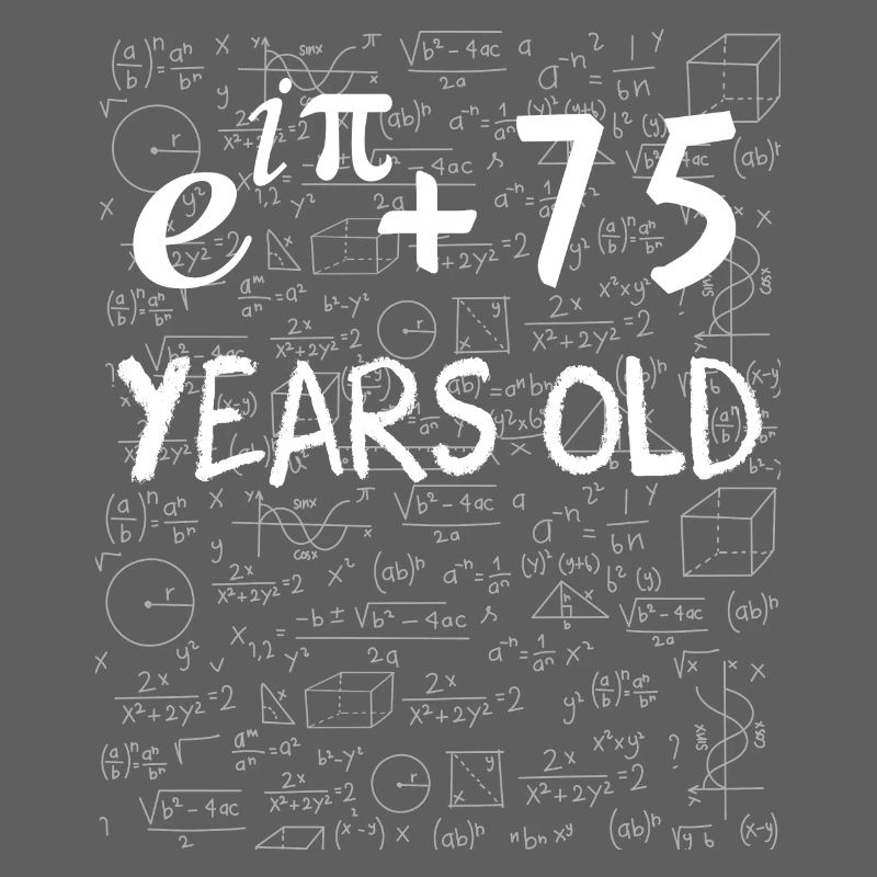 74e anniversaire 74 ans Euler Identité cadeau math