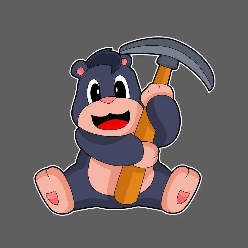 Mole Miner Pickaxe Mining