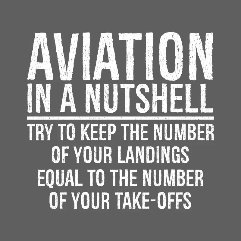Aviation In A Nutshell Funny