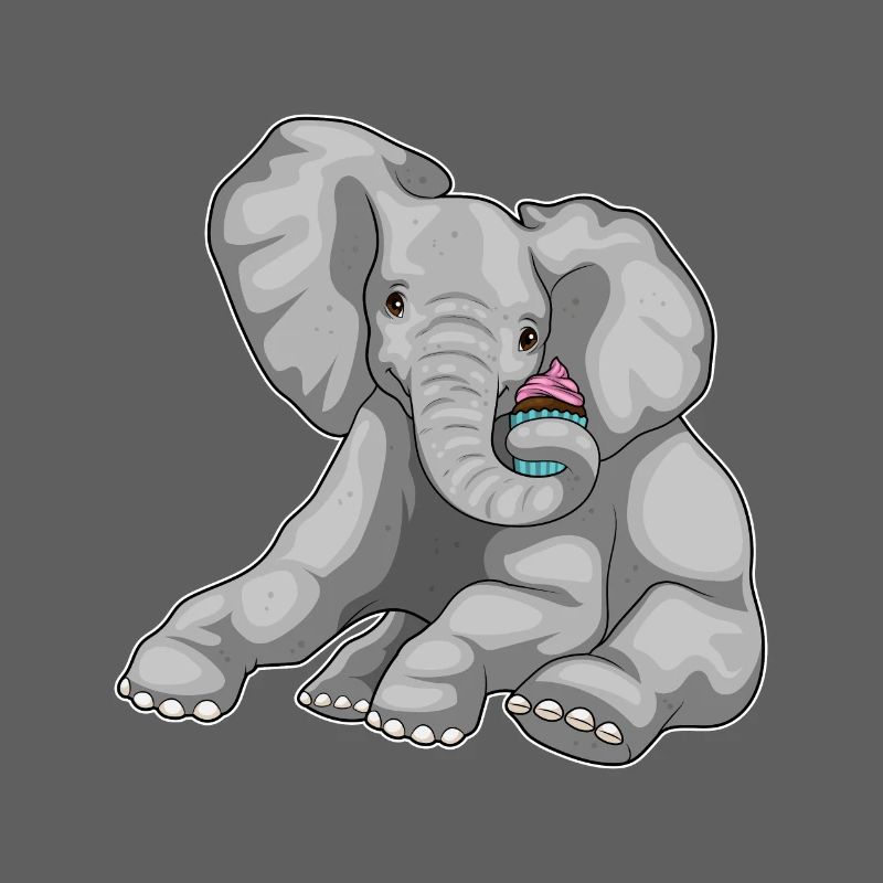 Elephant Cupcake