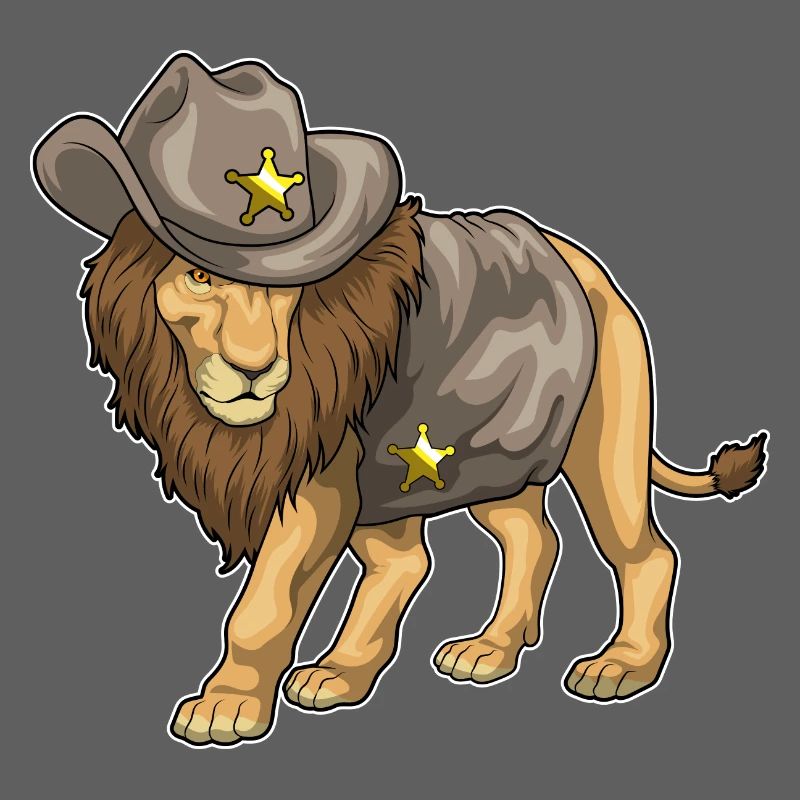 Lion Sheriff Sheriff's Hat