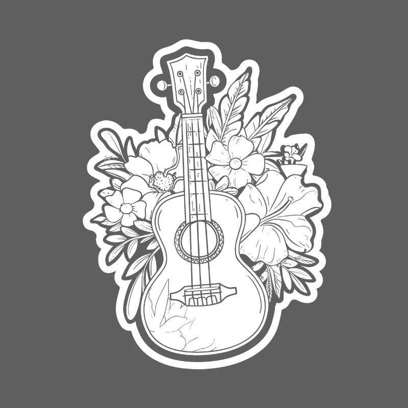Ukulele Comic Look