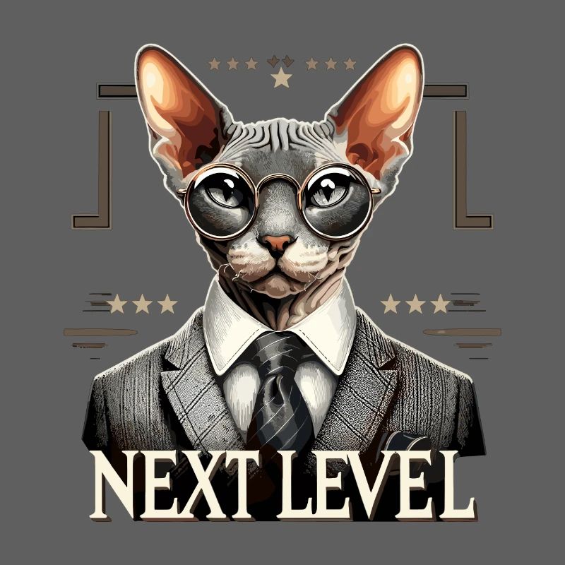 Cornish Rex Anzug Next Level Katze Geschenk