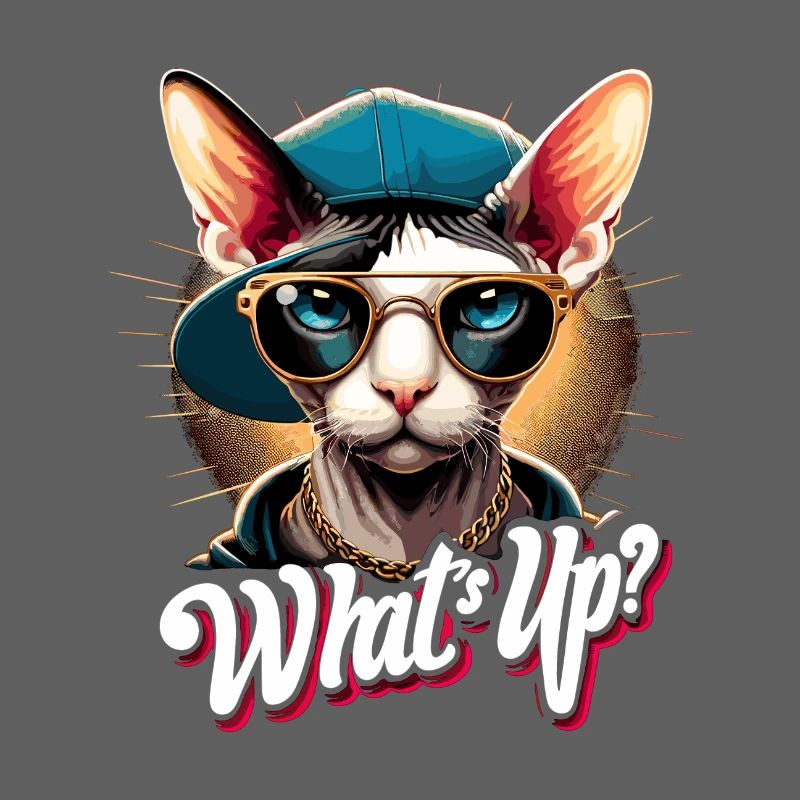 Cornish Rex Was geht ab Katze Geschenk