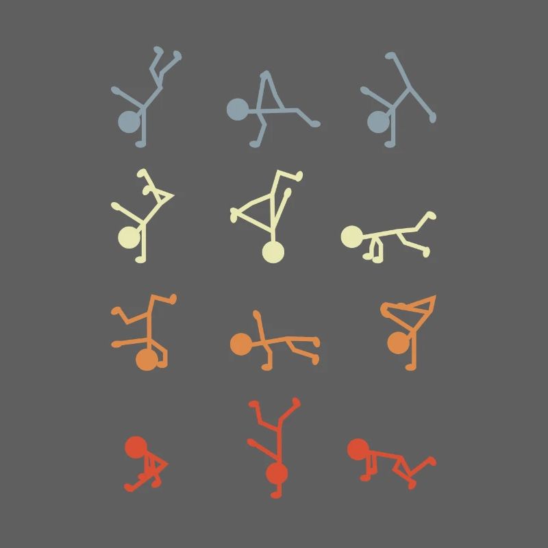Figurines bâton breakdancer