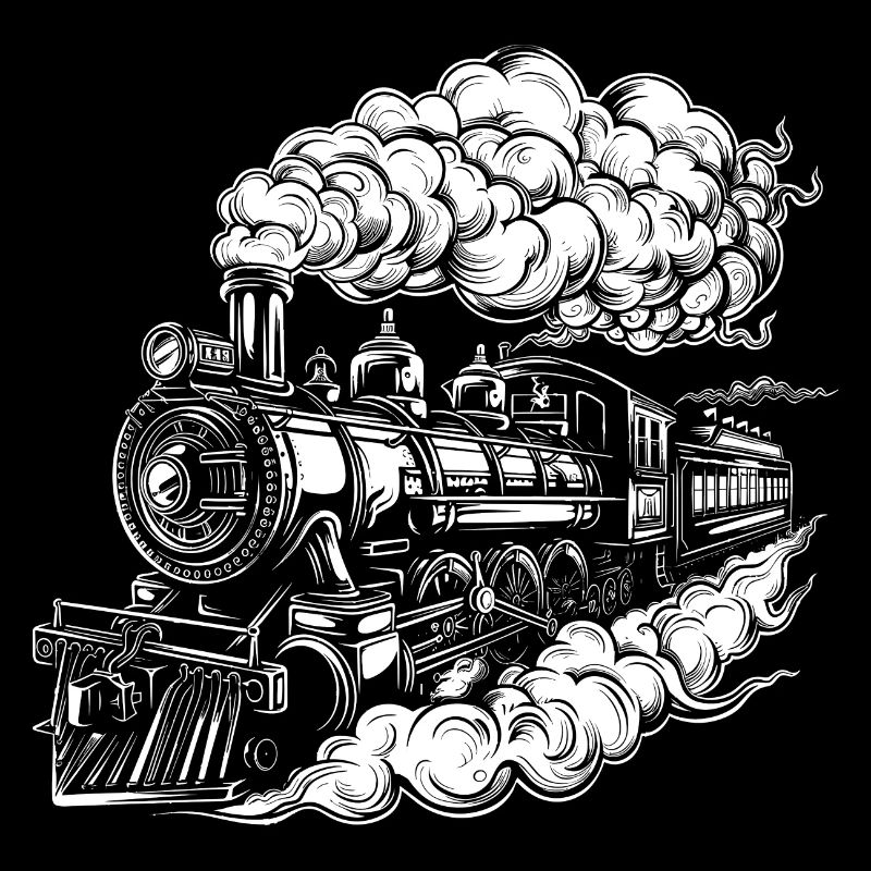Graphiques de locomotives à vapeur