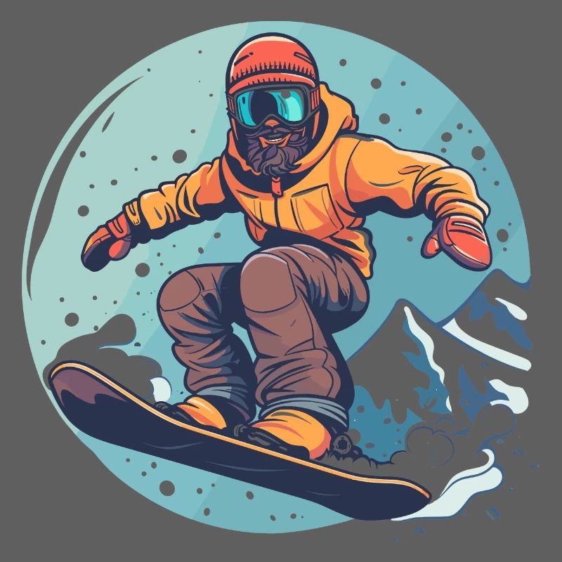 Graphismes de snowboard