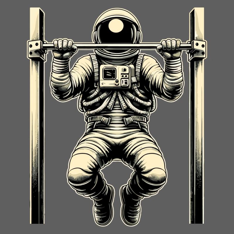 Calisthenics Astronaut Pull-ups Gift