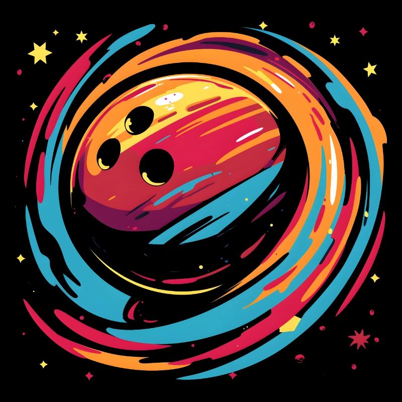Retro Bowlingkugel
