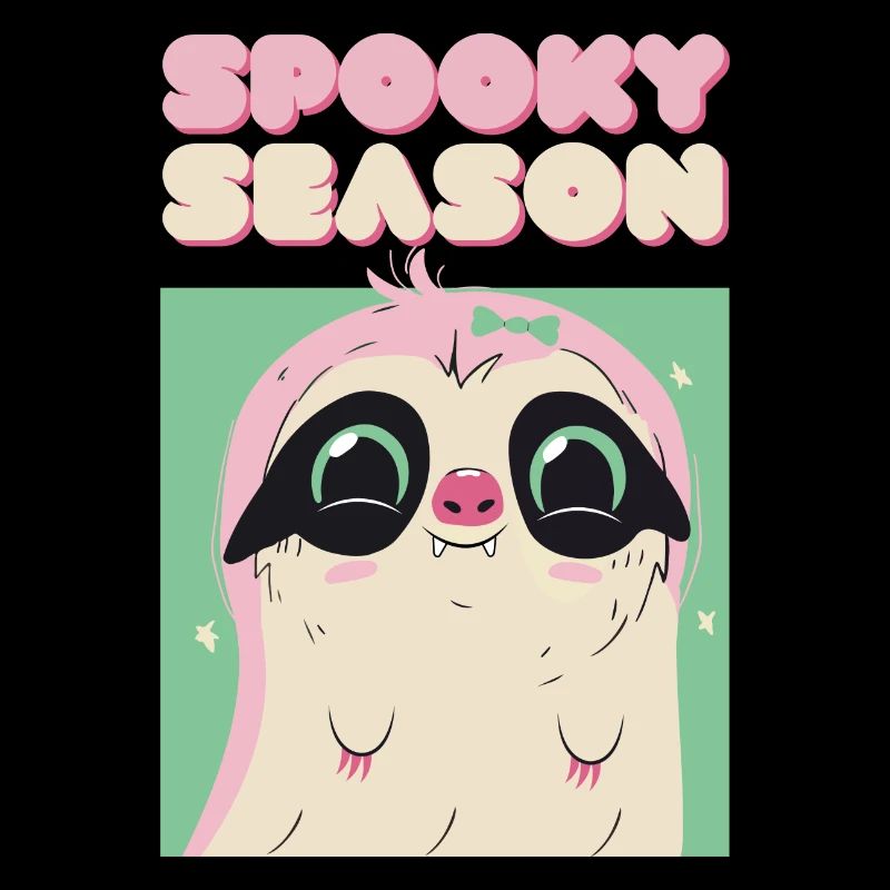 Spooky Season – Cute Vampire Sloth